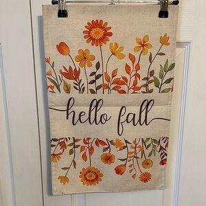 Seasonal Floral Tapestry - Orange and Yellow